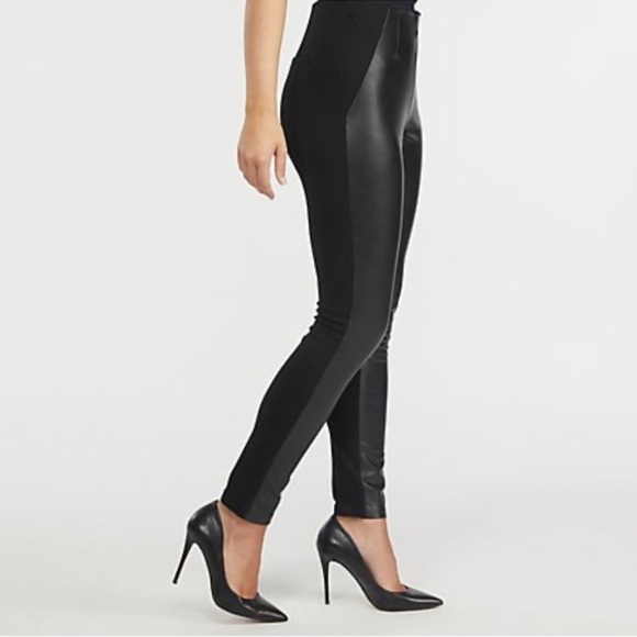 Ellen Tracy Vegan Faux Leather Pant - Picture 2 of 13
